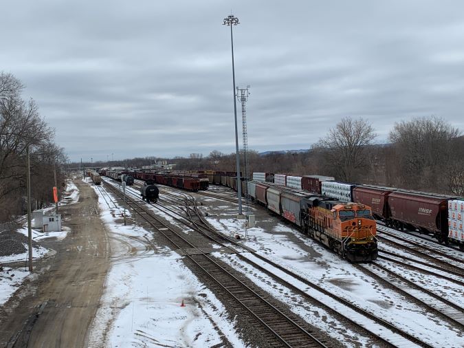 The BNSF Terminal in La Crosse.